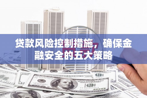 乌日贷款风险控制措施，确保金融安全的五大策略