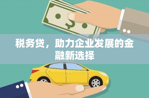 乌日税务贷，助力企业发展的金融新选择