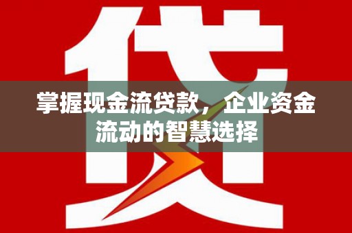 乌日掌握现金流贷款，企业资金流动的智慧选择