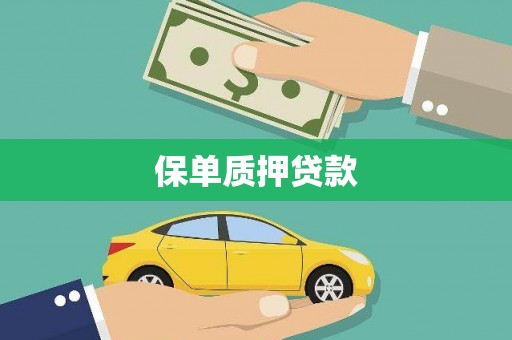 乌日保单质押贷款