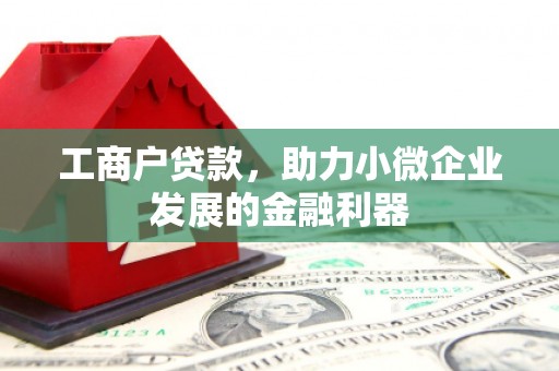 乌日工商户贷款，助力小微企业发展的金融利器