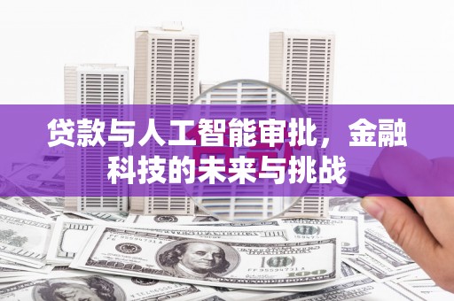 乌日贷款与人工智能审批，金融科技的未来与挑战