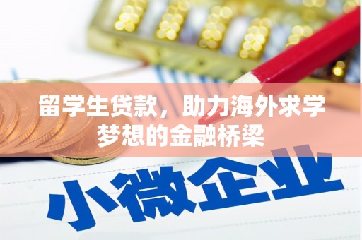 乌日留学生贷款，助力海外求学梦想的金融桥梁