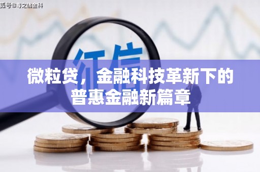 乌日微粒贷，金融科技革新下的普惠金融新篇章