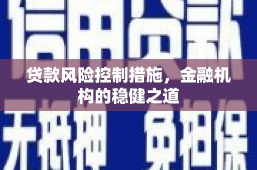 乌日贷款风险控制措施，金融机构的稳健之道