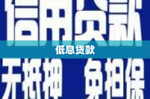 乌日低息贷款