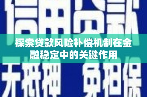 乌日探索贷款风险补偿机制在金融稳定中的关键作用